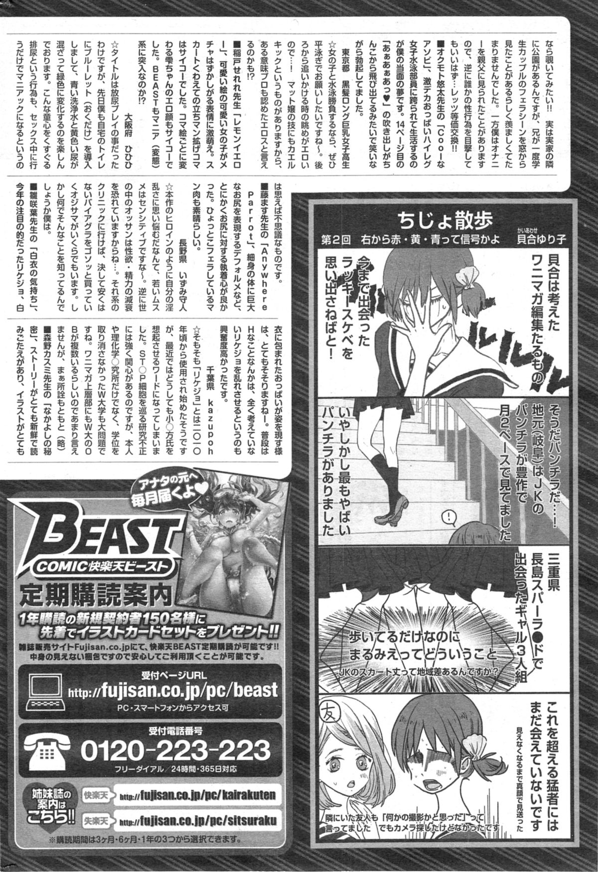 COMIC 快楽天 BEAST 2014年09月号