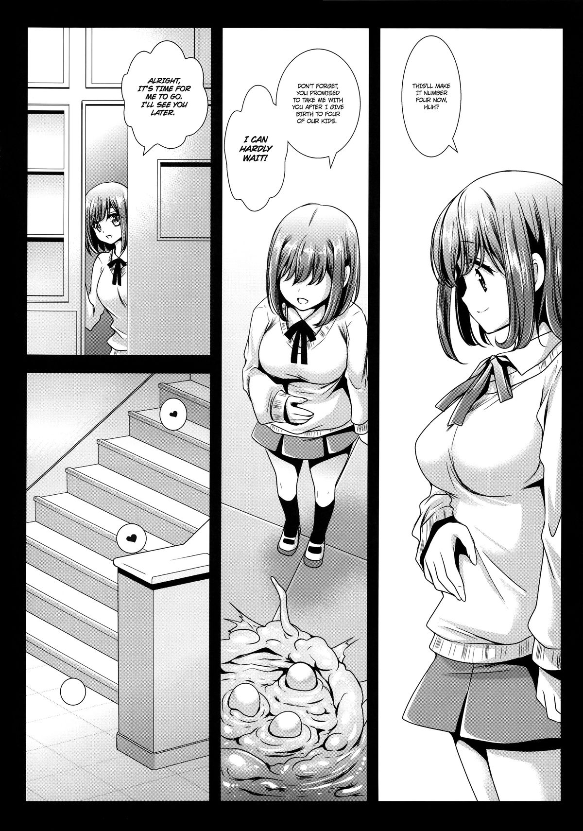 (COMIC1☆7) [黒澤pict (黒澤清崇)] 制服触手3 [英訳]