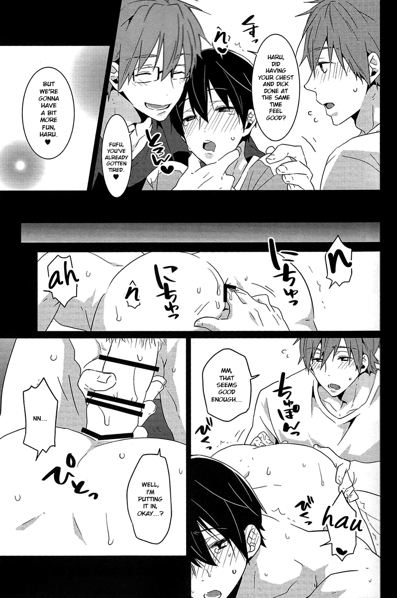 (恋愛サバイバル2) [KH. (有紀)] ゼンモンノシャチ、コウモンノシャチ。 (Free!) [英訳]