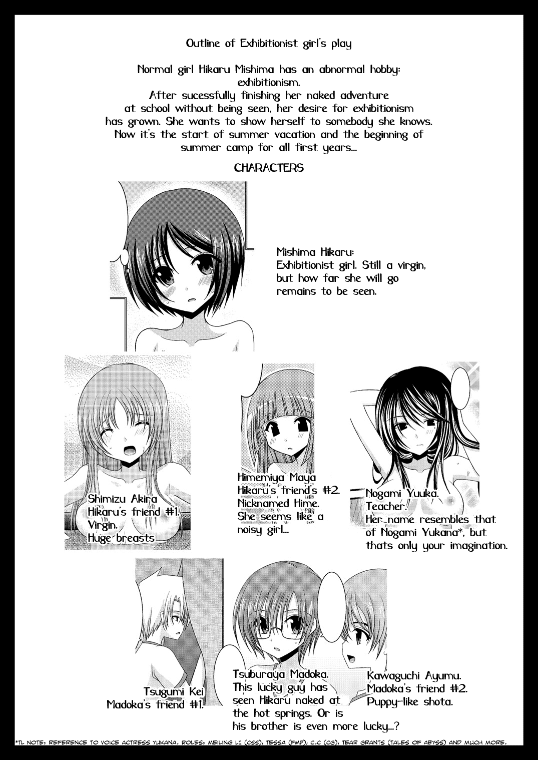 (サンクリ48) [valssu (茶琉)] 露出少女遊戯肆 [英訳] [無修正]