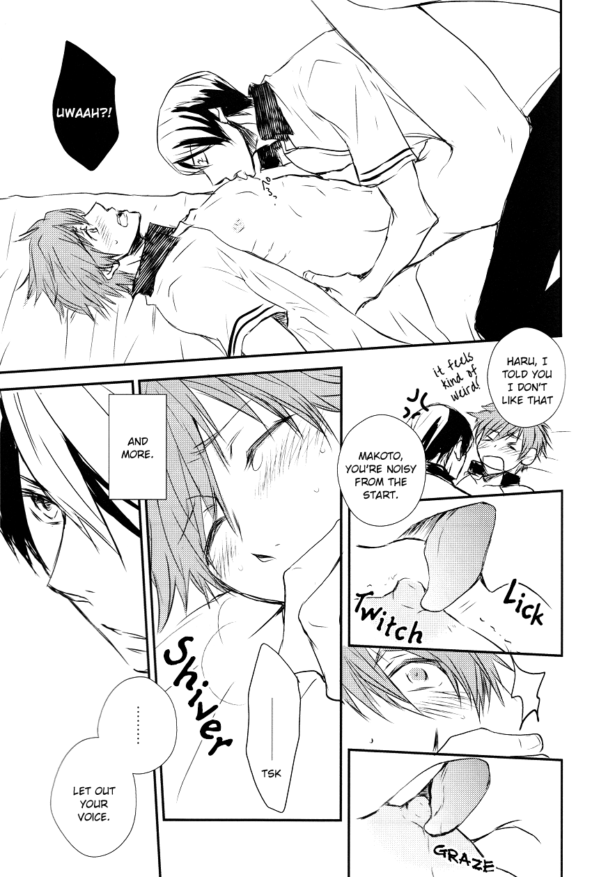 (恋愛自由形!entry2) [ベイビーピンク (俊成有人)] 誰にも触れさせない (Free!) [英訳]