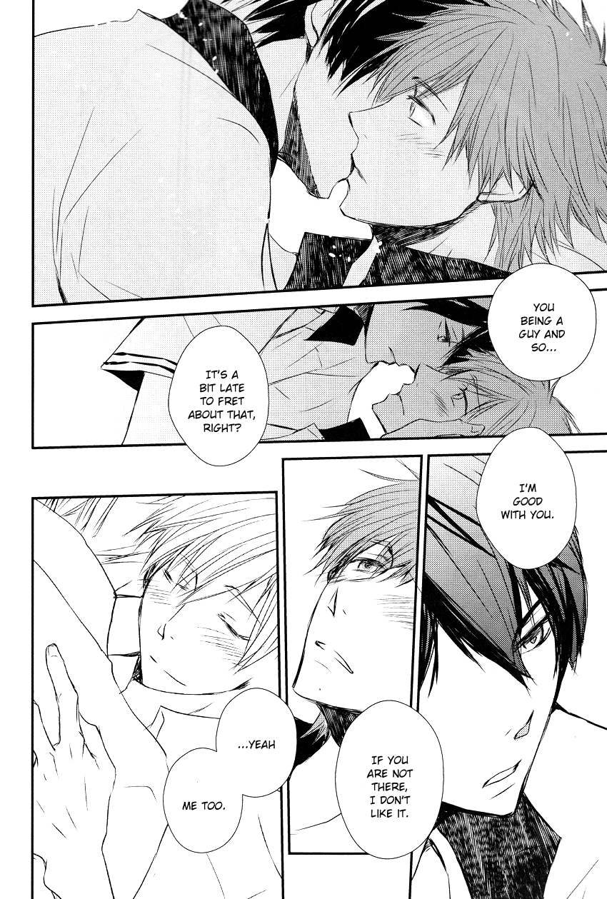 (恋愛自由形!entry2) [ベイビーピンク (俊成有人)] 誰にも触れさせない (Free!) [英訳]
