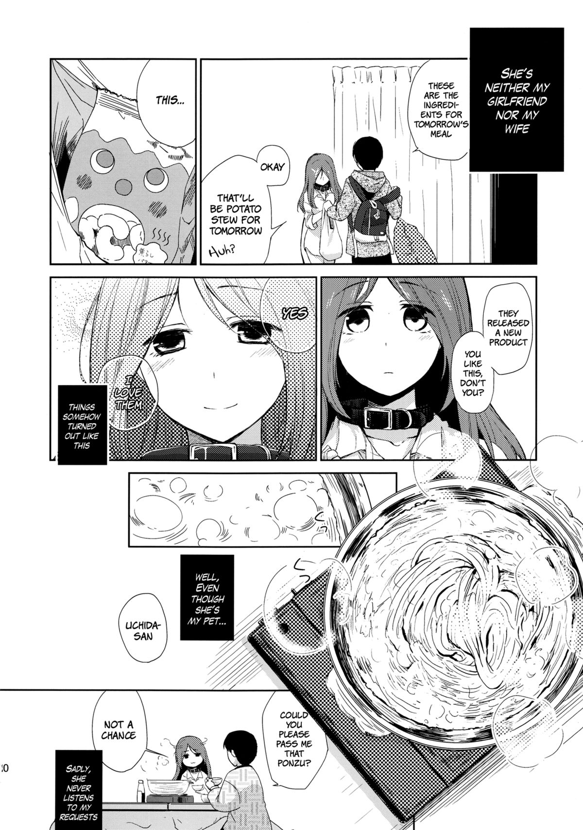 (サンクリ58) [ヒツジ一番搾り (日辻ハコ)] 彼女のペット人生 [英訳]