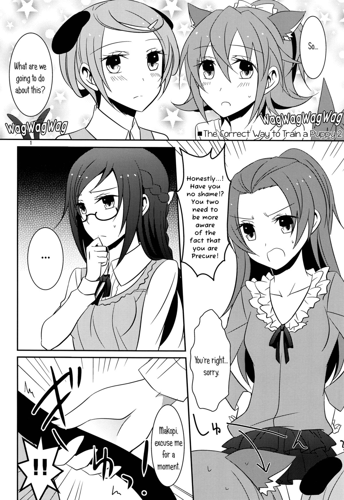 (C85) [434 Not Found (isya)] わんこの正しいしつけ方2 (ドキドキ!プリキュア) [英訳]