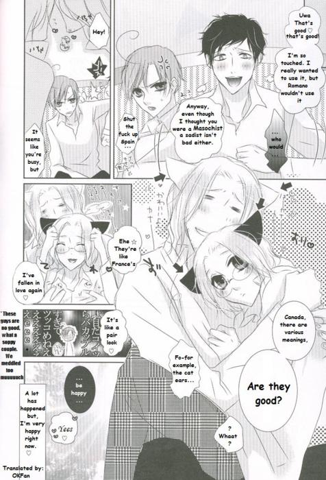 [OKFan]フランスxカナダ：猫が欲しいですか？ （Axis Powersヘタリア）[英語]