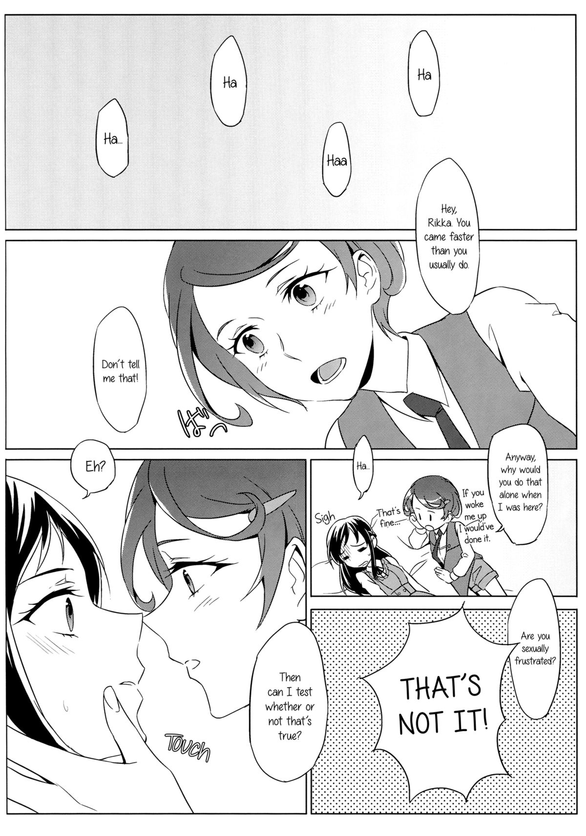 [ワールドオブピュア (ネゴム)] All is well that ends well. (ドキドキ！プリキュア) [英訳]