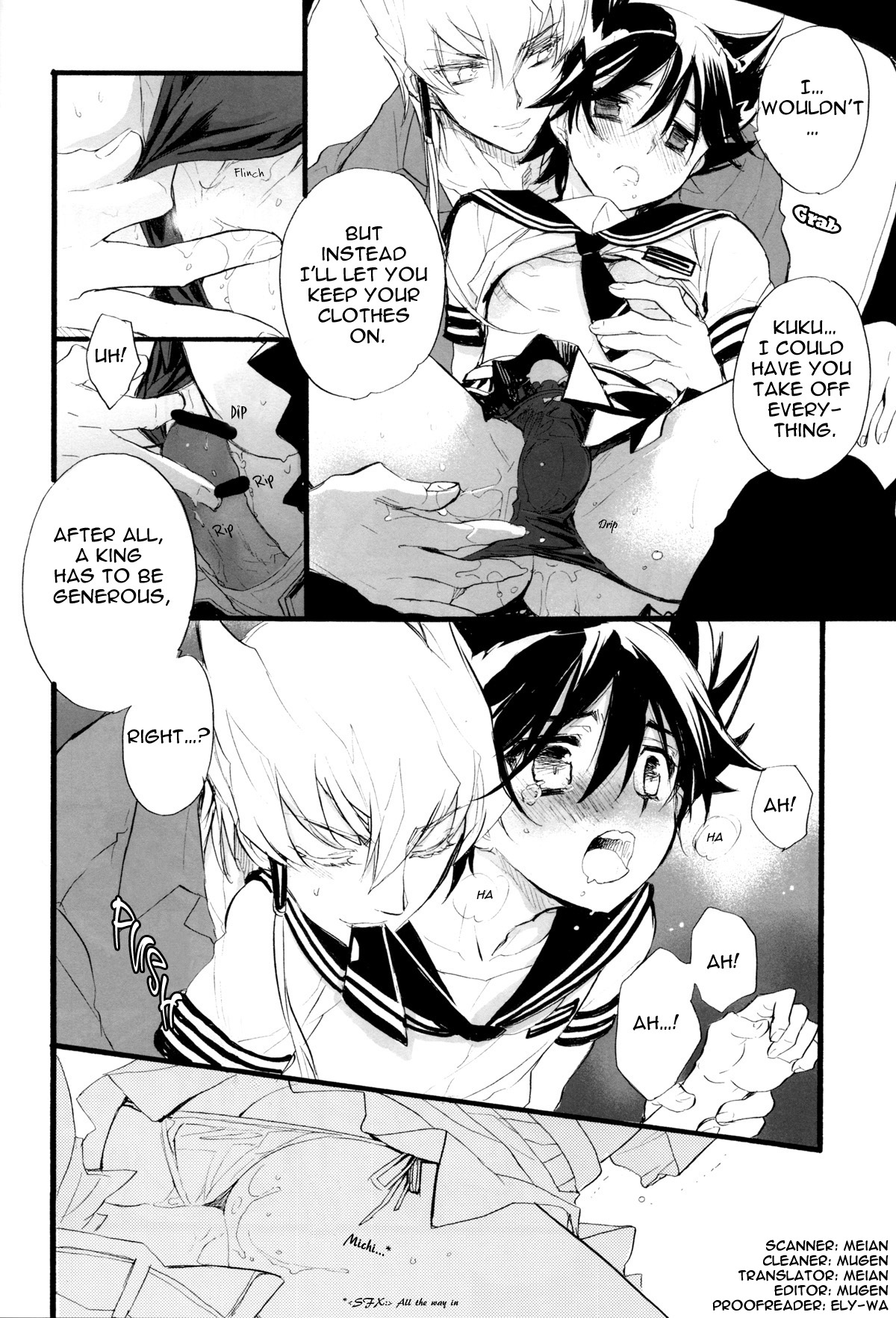 (SPARK3) [羅盤 (氷室雫)] セーラー服とデュエルキング (遊☆戯☆王!5D's) [英訳]