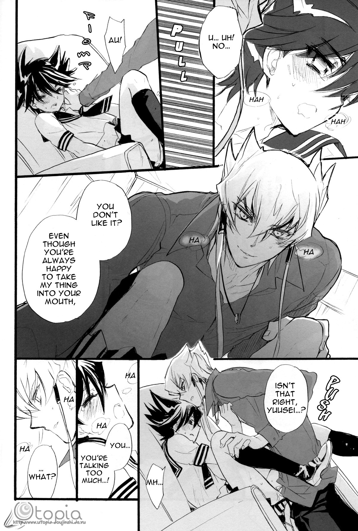 (SPARK3) [羅盤 (氷室雫)] セーラー服とデュエルキング (遊☆戯☆王!5D's) [英訳]