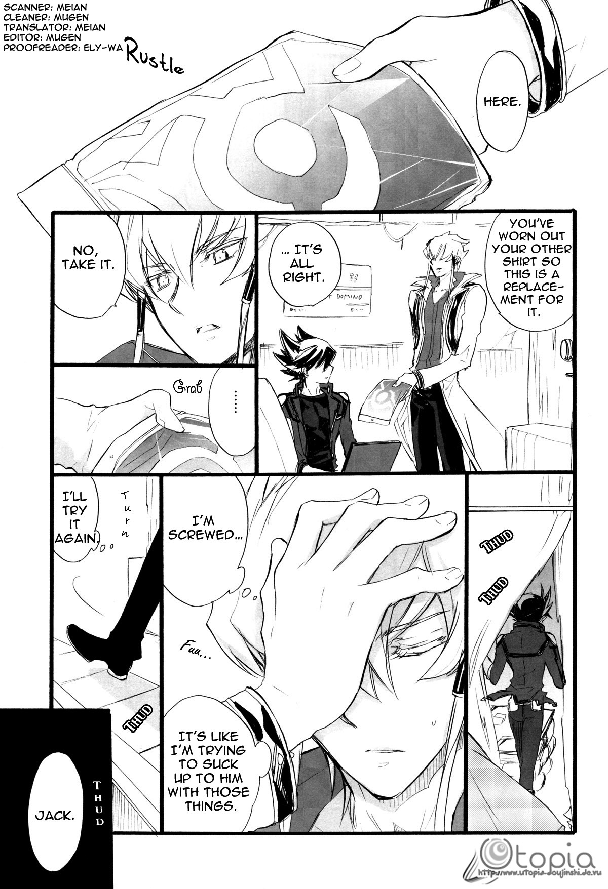 (SPARK3) [羅盤 (氷室雫)] セーラー服とデュエルキング (遊☆戯☆王!5D's) [英訳]