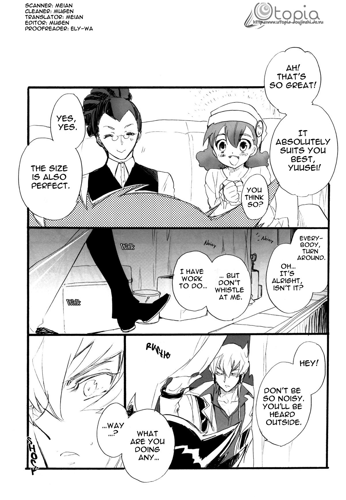 (SPARK3) [羅盤 (氷室雫)] セーラー服とデュエルキング (遊☆戯☆王!5D's) [英訳]