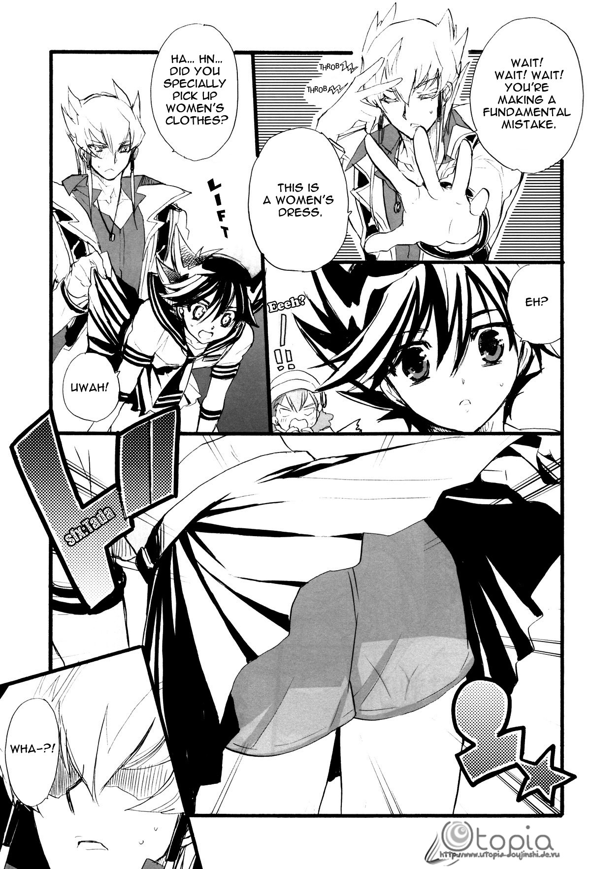 (SPARK3) [羅盤 (氷室雫)] セーラー服とデュエルキング (遊☆戯☆王!5D's) [英訳]