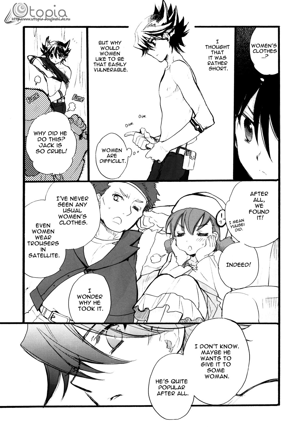 (SPARK3) [羅盤 (氷室雫)] セーラー服とデュエルキング (遊☆戯☆王!5D's) [英訳]