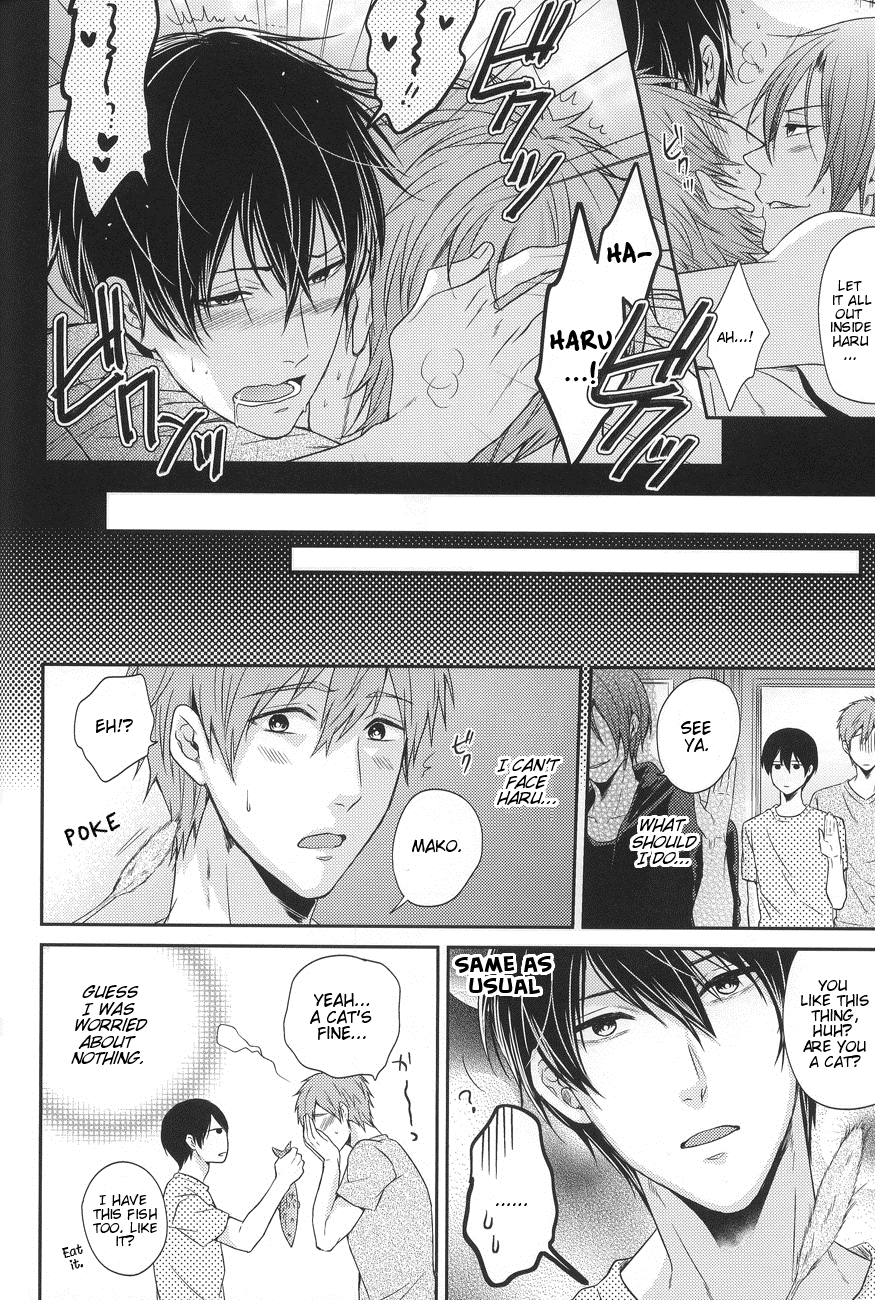 (GOOD COMIC CITY 20) [からあげオブザイヤー (からあげむちお)] 逆にねこにされちゃいました。 (Free!) [英訳]