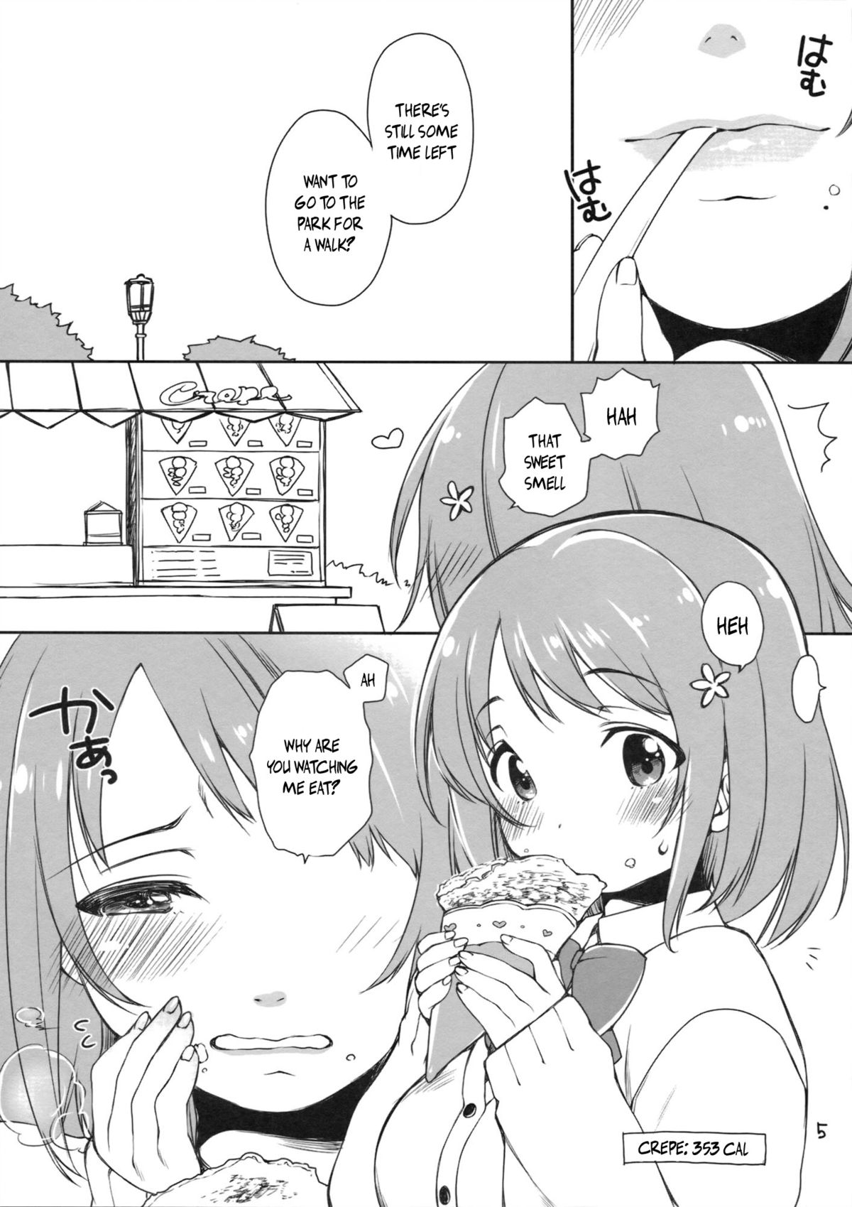 (こみトレ21) [L.L.MILK (すめらぎ琥珀)] 三村かな子はよく食べる (アイドルマスター シンデレラガールズ) [英訳]