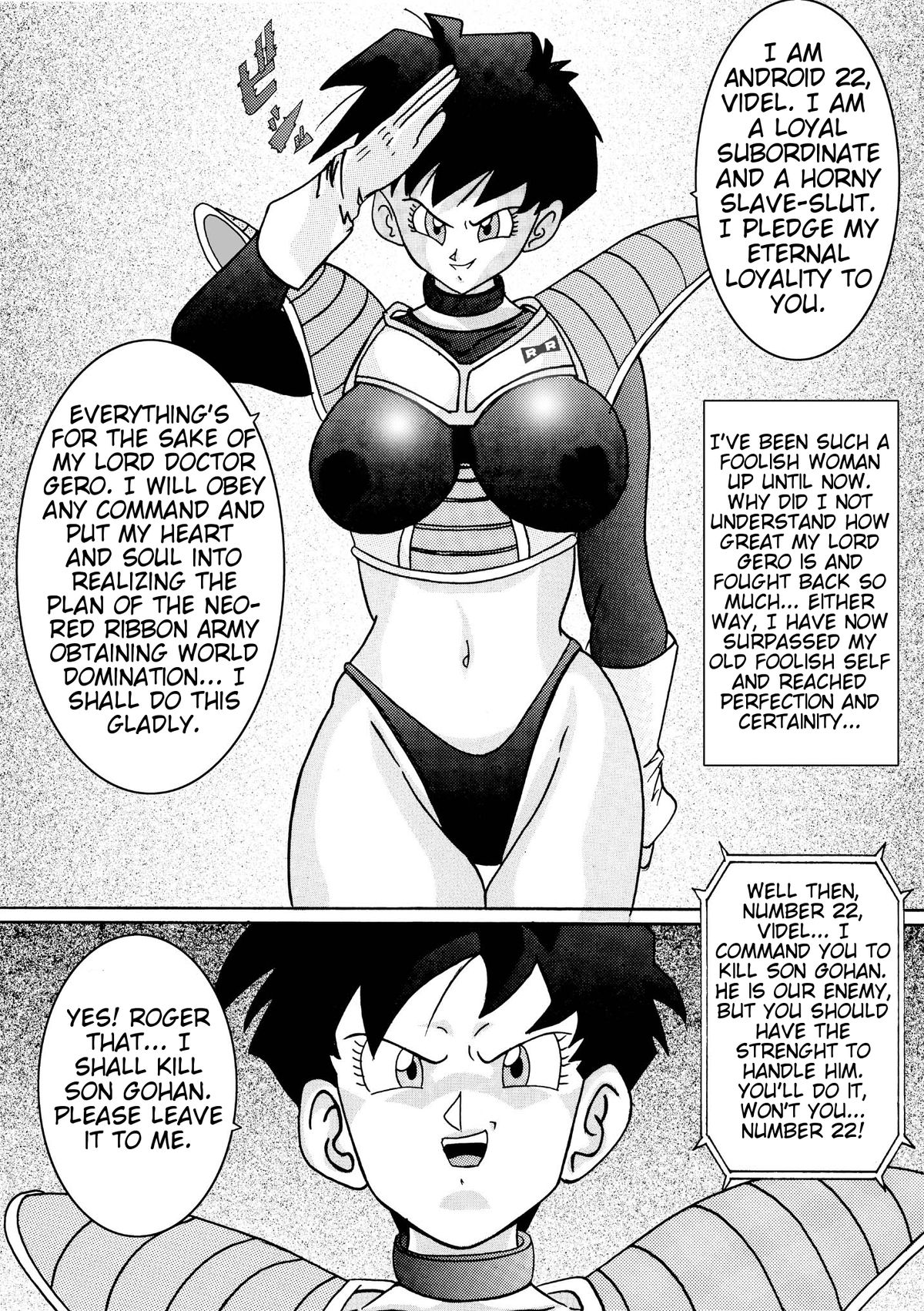 [ライト・レイト・ポート・ピンク] 誕生!! 悪の女戦士 - ビーデル洗脳改造計画 (ドラゴンボールZ) [英訳]