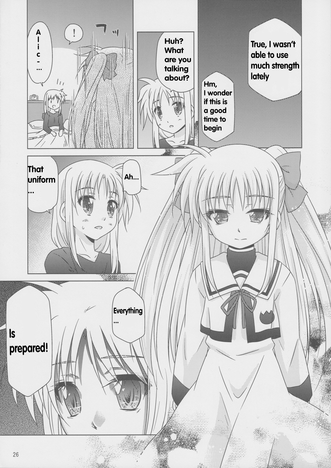 （C82）[SimpleClass（篠月匠）]そらいろのきおく（後半）（魔法少女リリカルなのは）[英語]