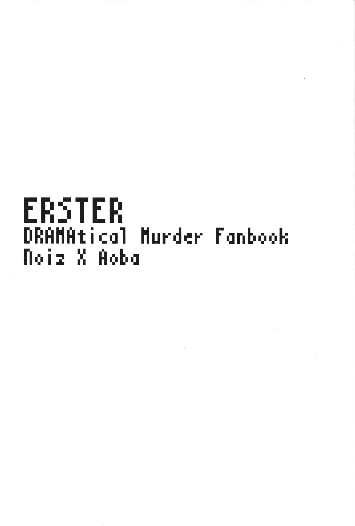 (C82) [SKEW (Q子)] ERSTER (DRAMAtical Murder) [英訳]