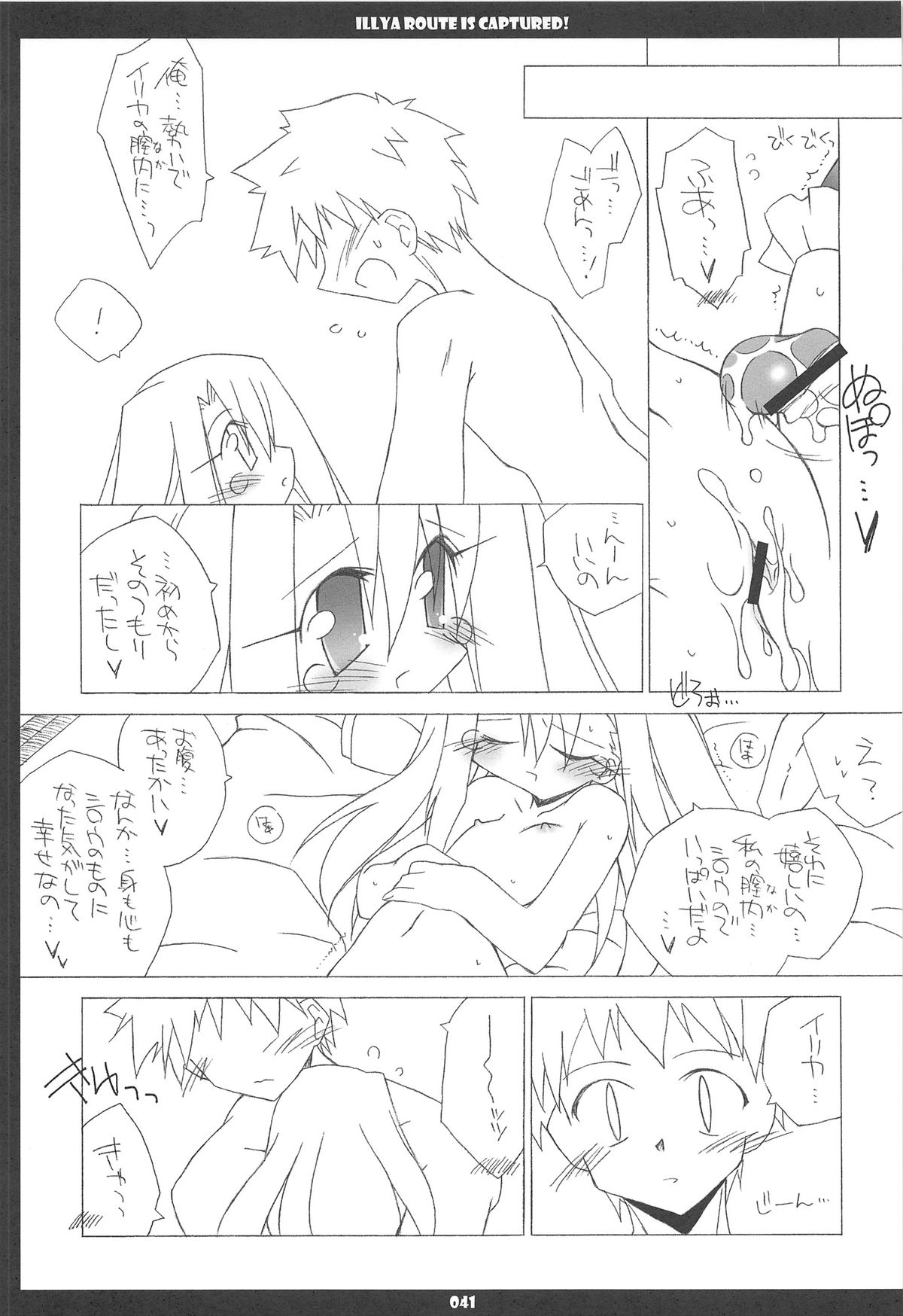 (C68) [THIRD BRAND (かつまたかずき)] イリヤルート攻略!完全完結版 (Fate stay night)