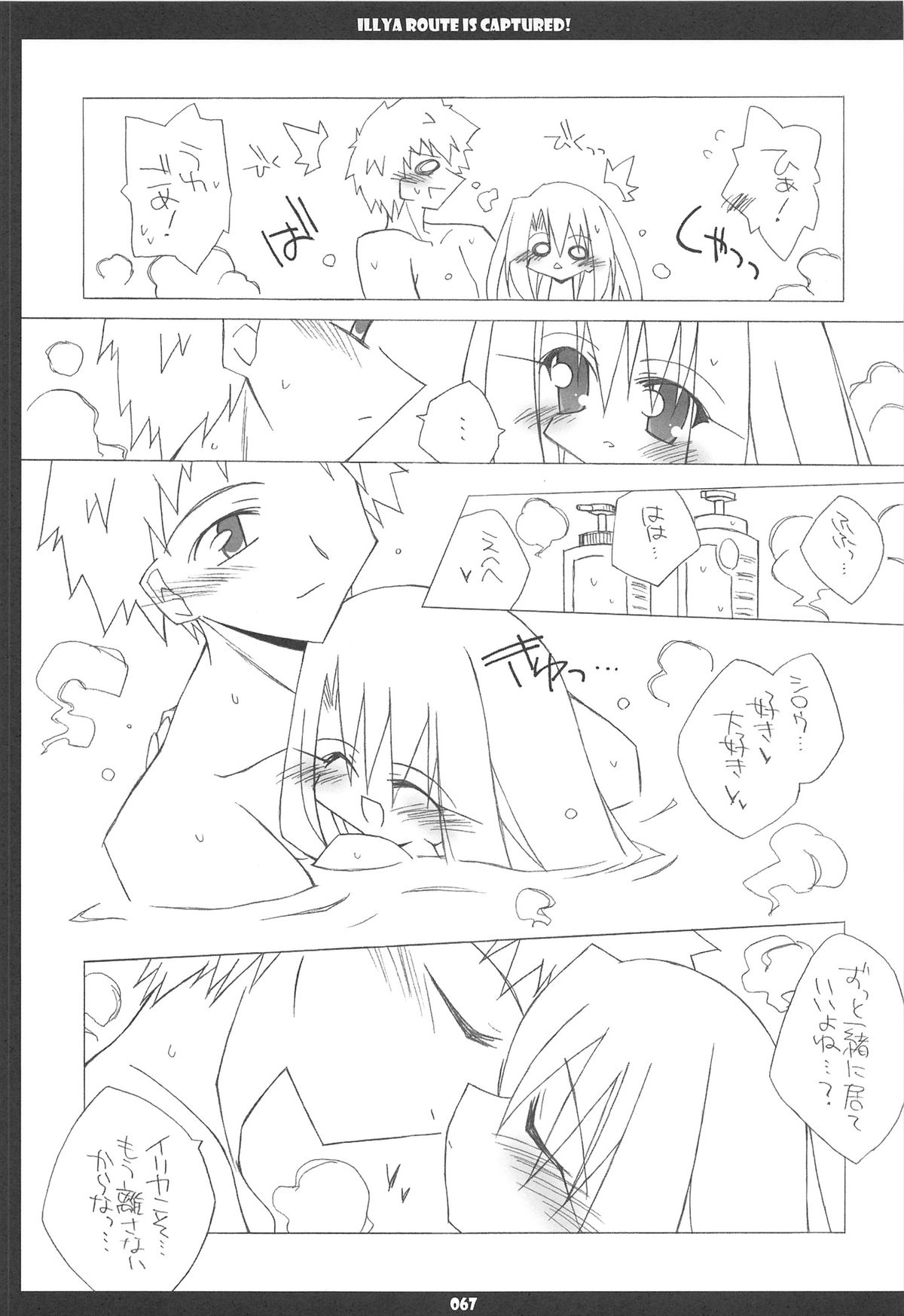 (C68) [THIRD BRAND (かつまたかずき)] イリヤルート攻略!完全完結版 (Fate stay night)
