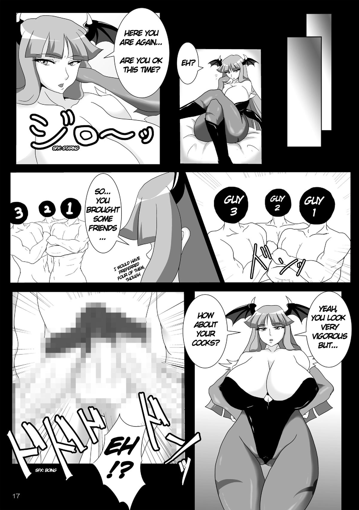 (コミトレ19) [ゆずぽん酢 (リッカー改)] 最後の一滴まで搾らせて モリガンのスケベすぎる実態 (ヴァンパイアセイヴァー) [英訳]