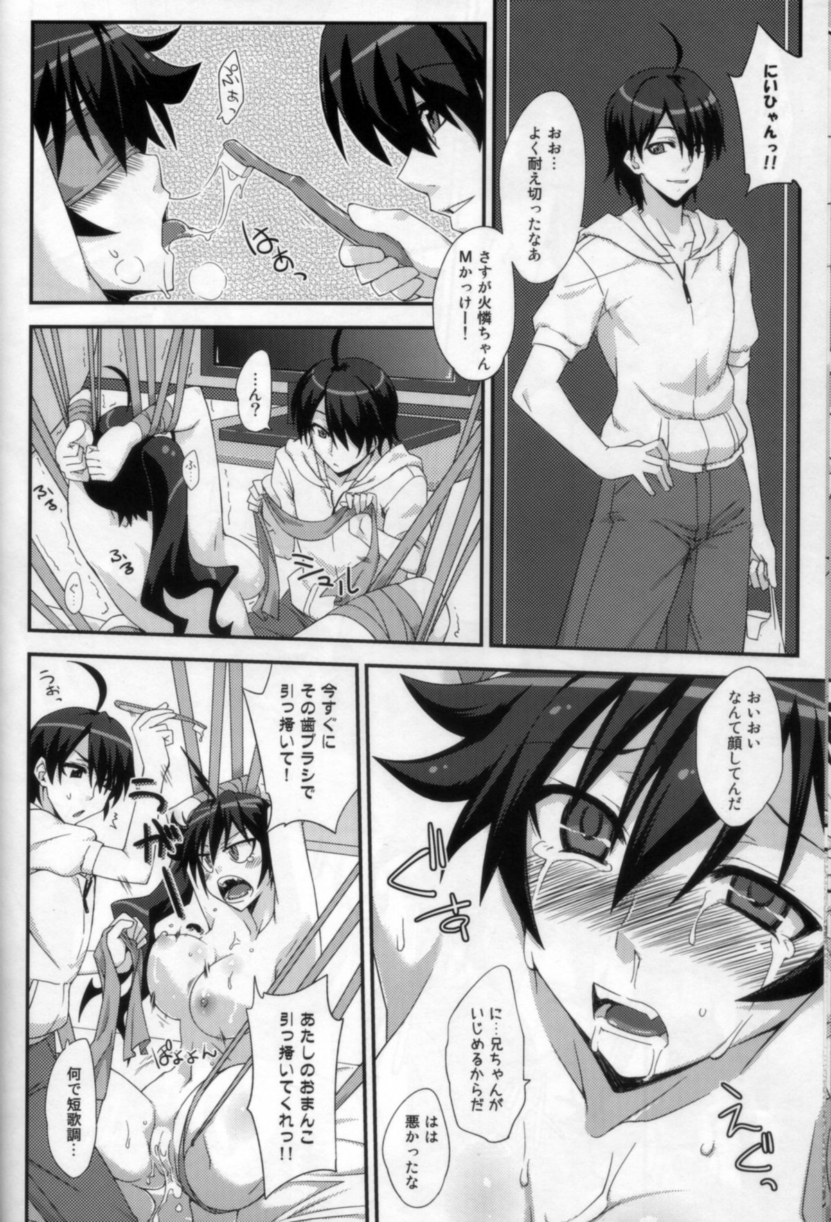 (COMIC1☆6) [フルーツジャム (水鏡想)] 続 ハブラシ・プレイ (化物語)