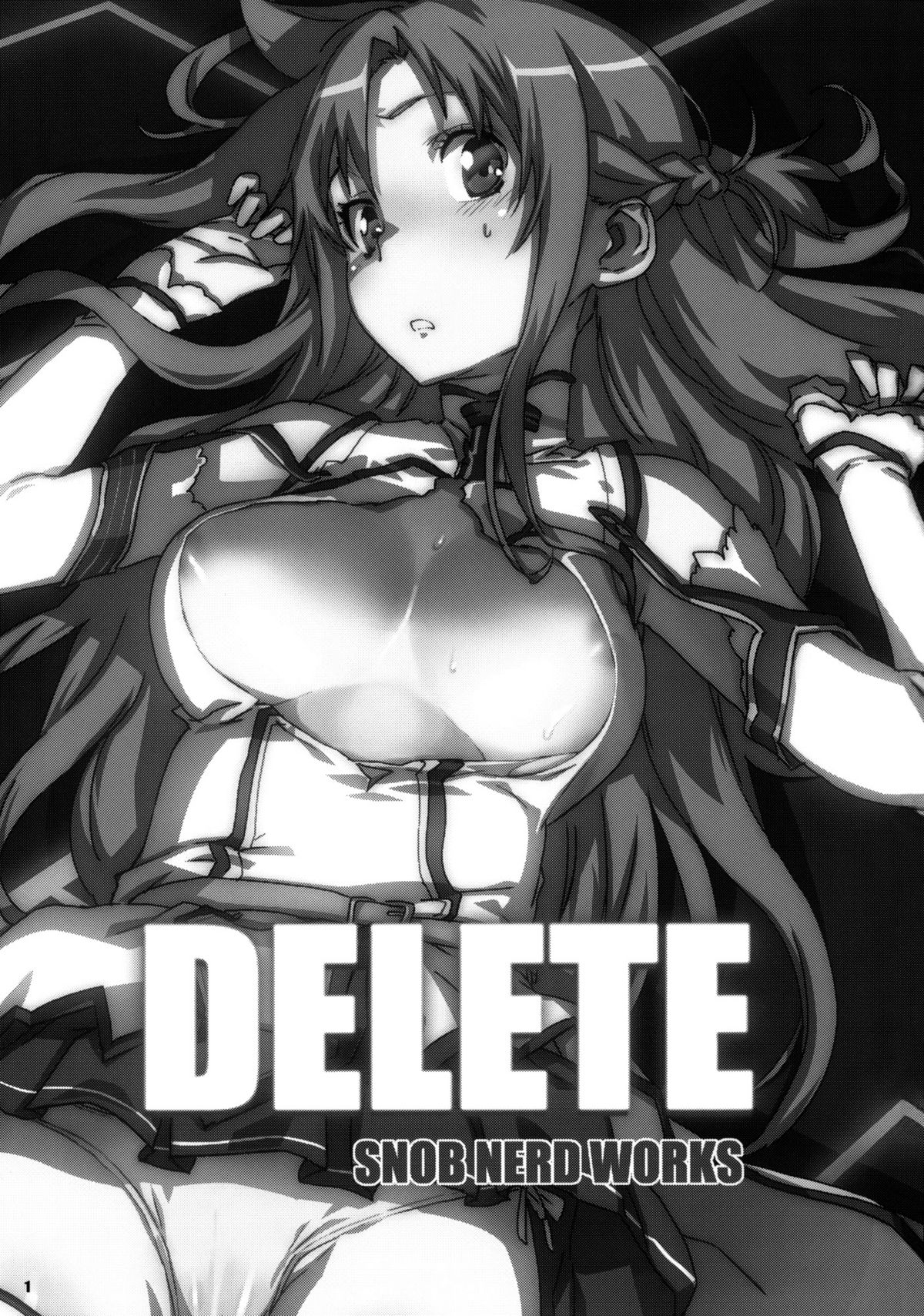 (C82) [SNOB NERD WORKS (さめだ小判)] DELETE (ソードアート・オンライン) [英訳]