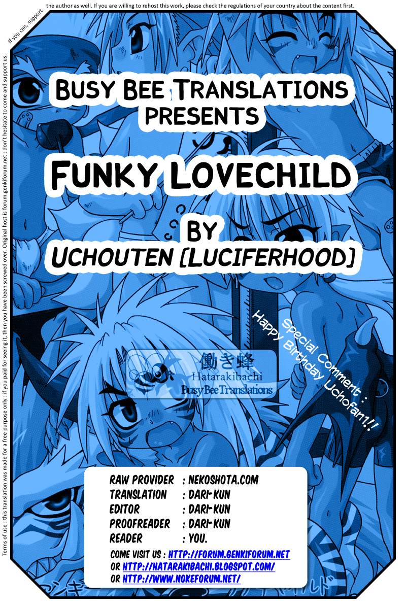 [Luciferhood (有頂天)] Funky Lovechild (神羅万象チョコ) [英訳]