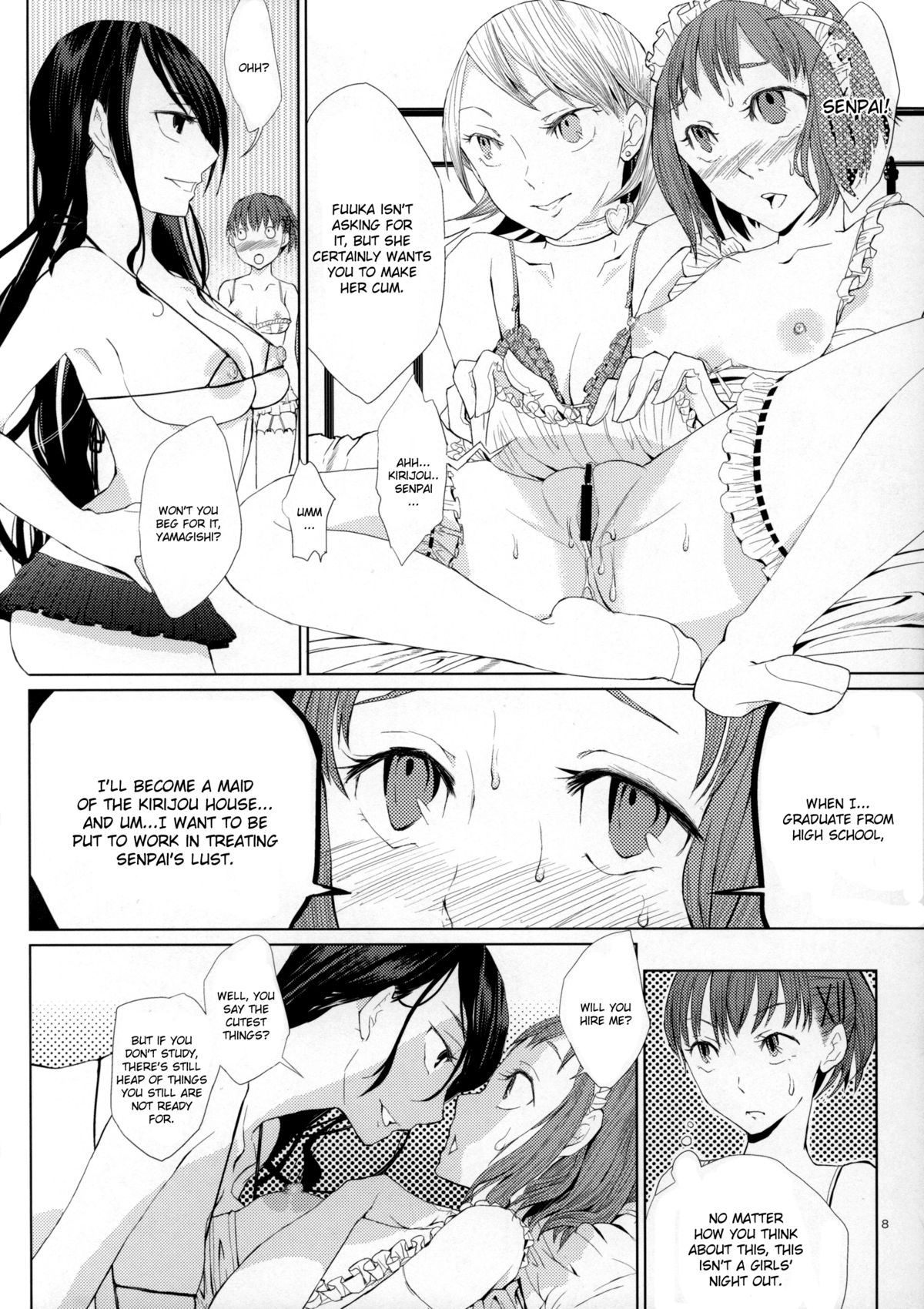 (COMIC1☆5) [flowerchild植田 (FLOWERCHILD)] 百合ソナ2 -夜の女王- (ペルソナ 3) [英訳]