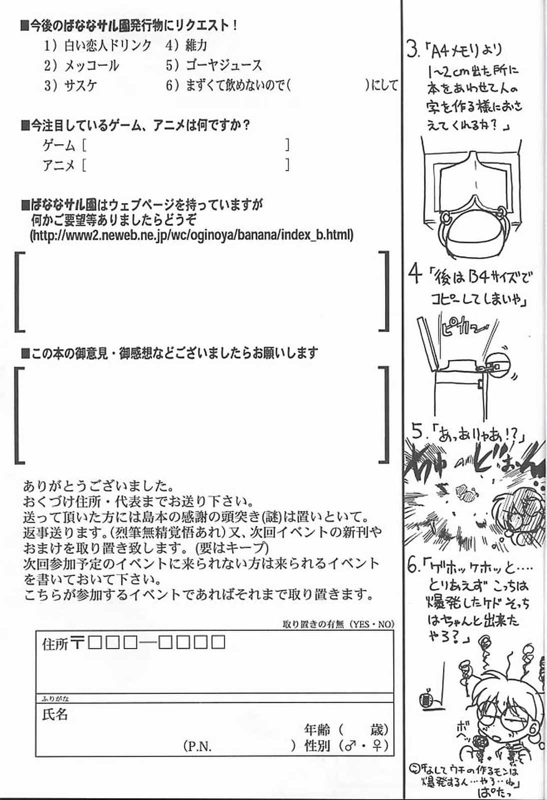 [ばななサル園 (島本晴海)] ばななサル軍団 参 (サクラ大戦)