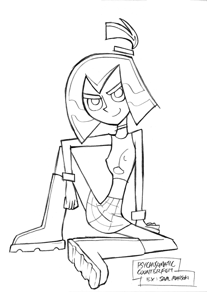 [UNION OF THE SNAKE (新田真子)] Psychosomatic Counterfeit Ex: Samantha Manson (Danny Phantom)