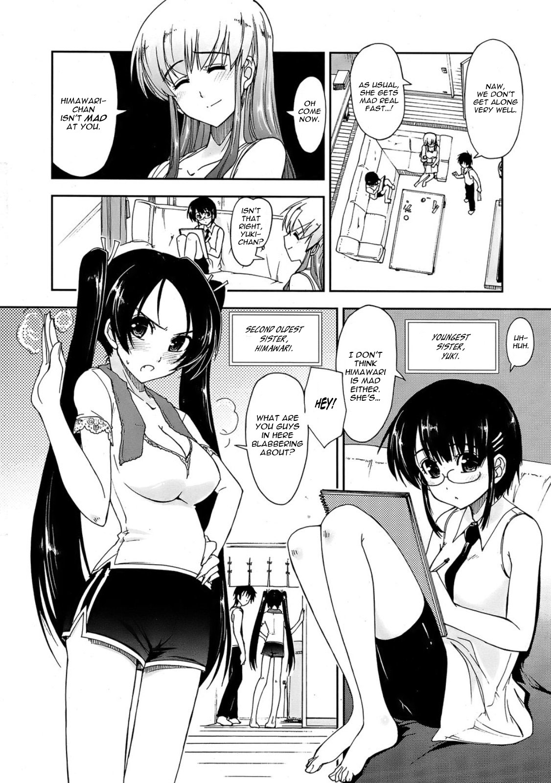 [上乃龍也]　モザイク×三姉妹 章1-7 [英訳]