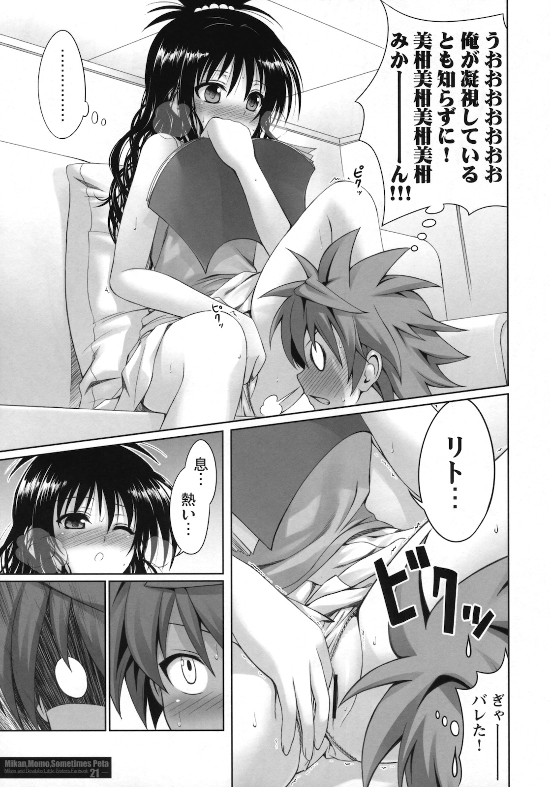 (C79) [40010壱号 (40010試作型)] MIKAN, MOMO, SOMETIMES PETA (ToLOVEる)