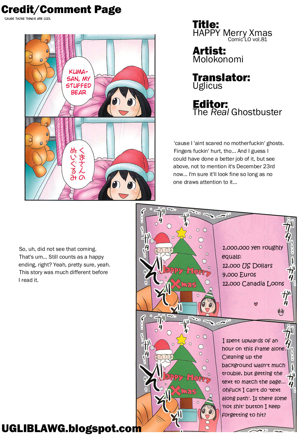 [MOLOKONOMI] HAPPY Merry Xmas (COMIC LO 2010年12月号 Vol.81) [英訳]