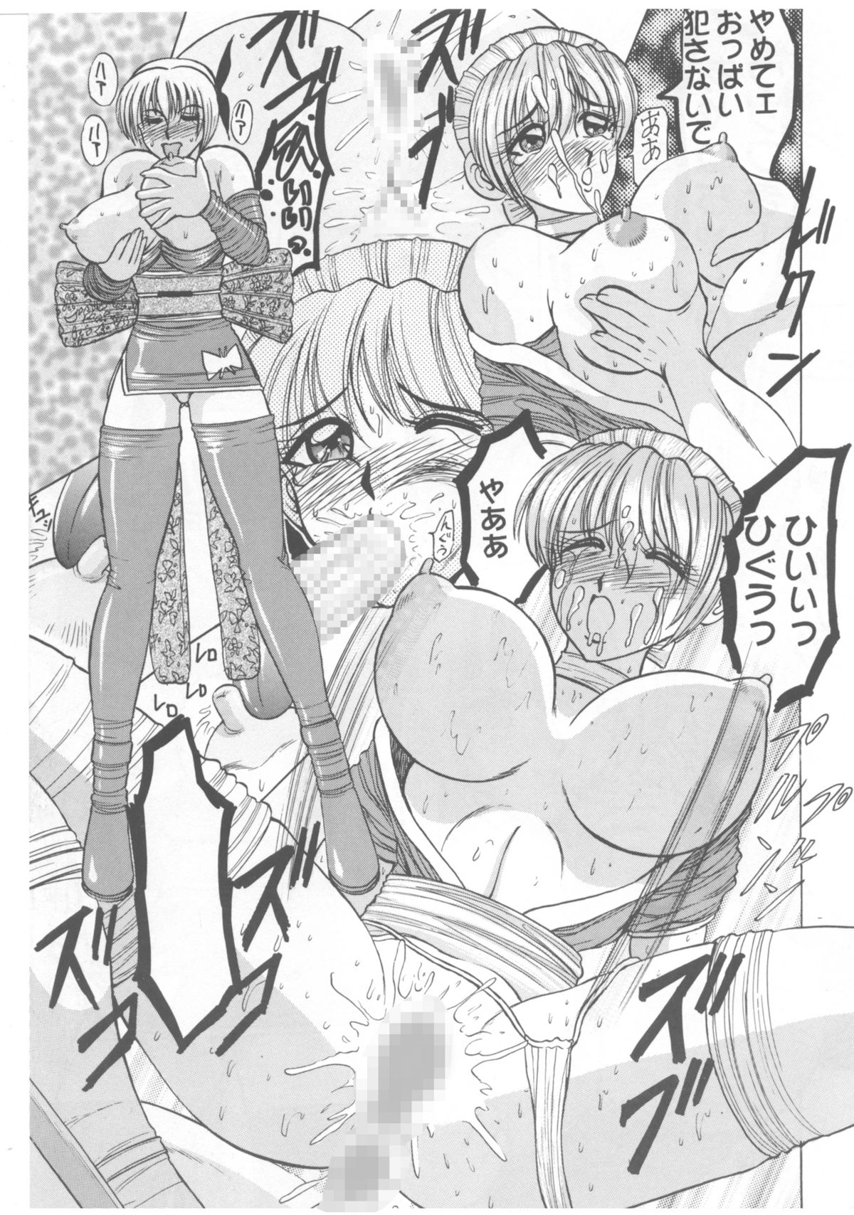 [デートはゴージャスに (ポンズ)] 柔乳マイスター (デッドオアアライブ)