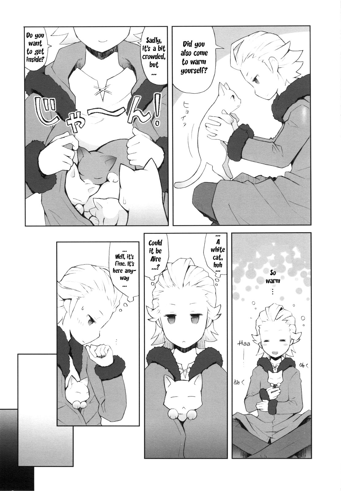(COMIC1☆4) [ばくはつBRS. (B.たろう)] Cat Princess (FF外伝 光の4戦士) [英訳]