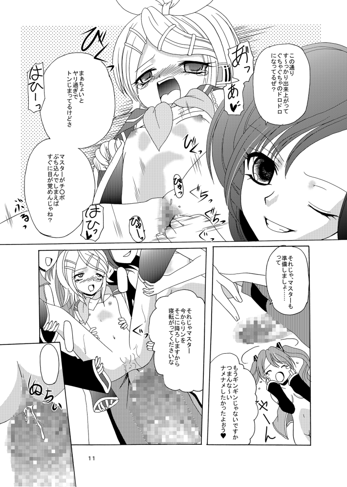 [骨牌倉 (九神杏仁)] あーけーなむ3 鏡○リン (ボーカロイド)