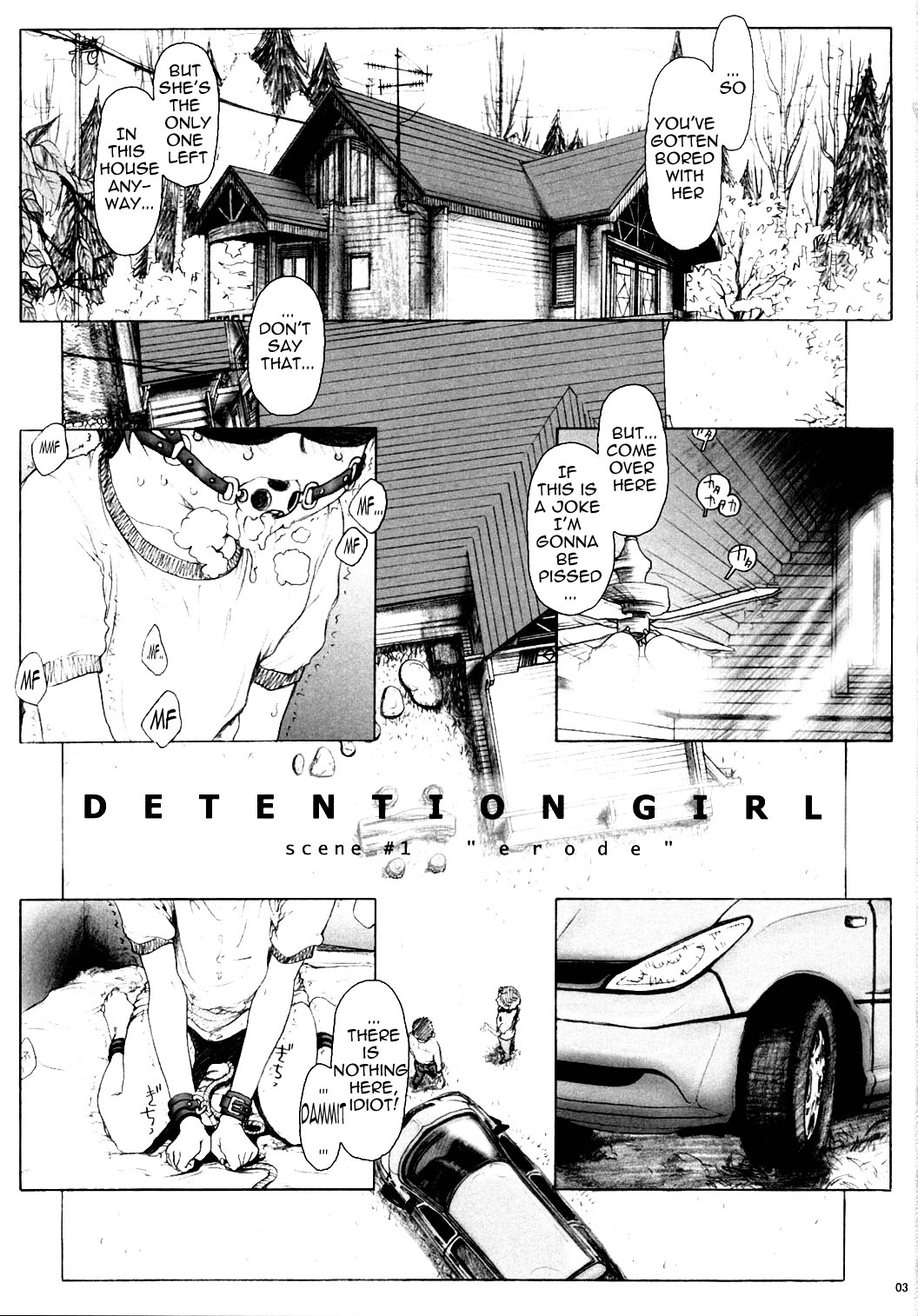 (C61) [オタクビーム (クロイヌ、センダマン)] 拘禁少女 1 [英訳]
