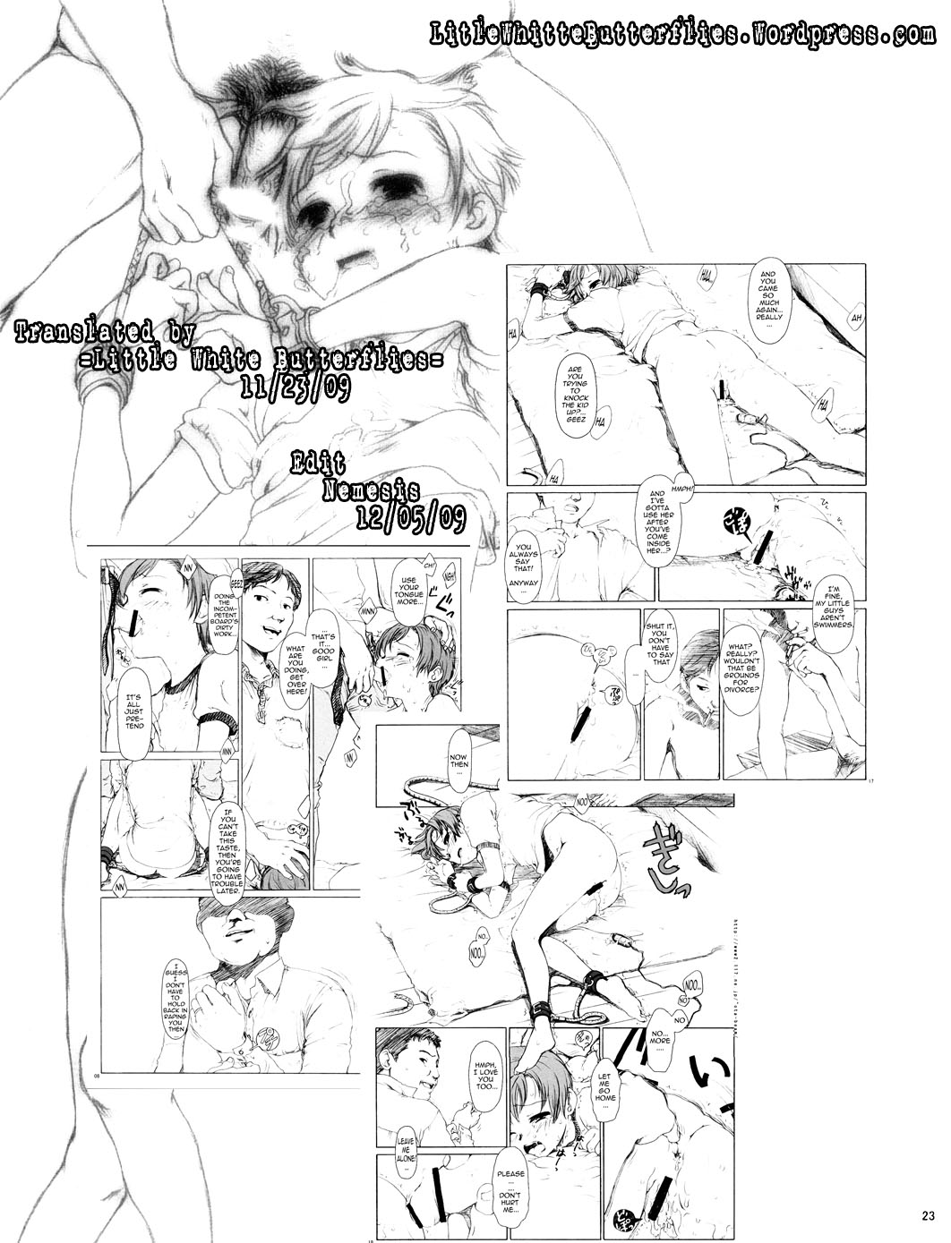 (C61) [オタクビーム (クロイヌ、センダマン)] 拘禁少女 1 [英訳]