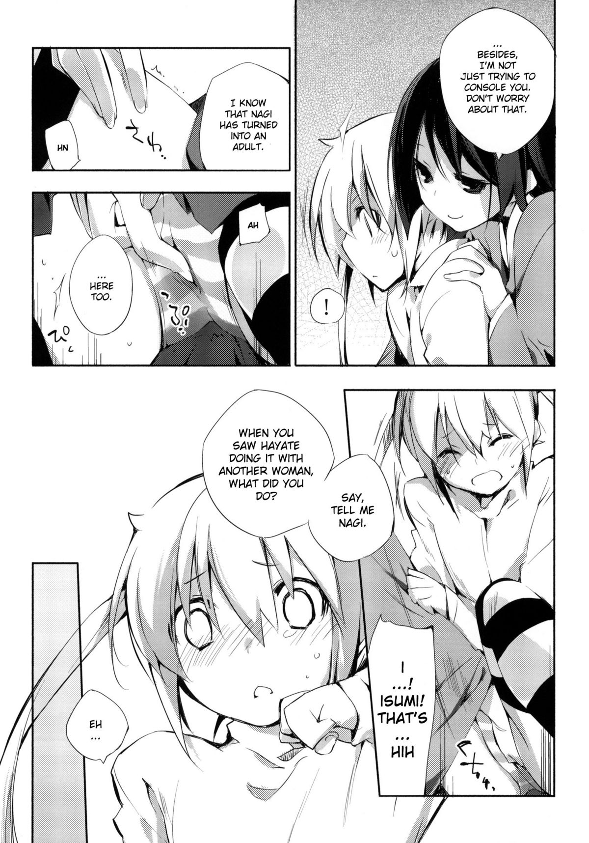 (C76) [モノ×クロ (ここのか)] 片想イから片想イまで。 (ハヤテのごとく！) [英訳]