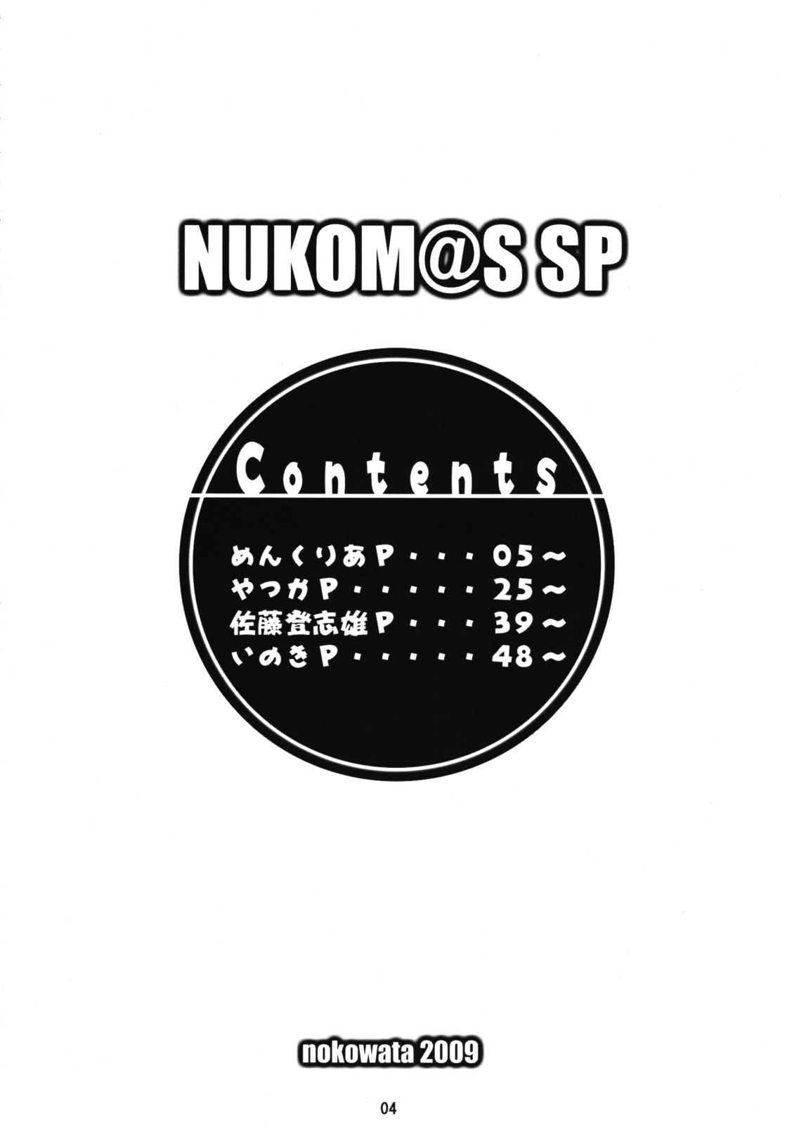 [ぬこわた] NUKOM@S SP (アイドルマスタ)