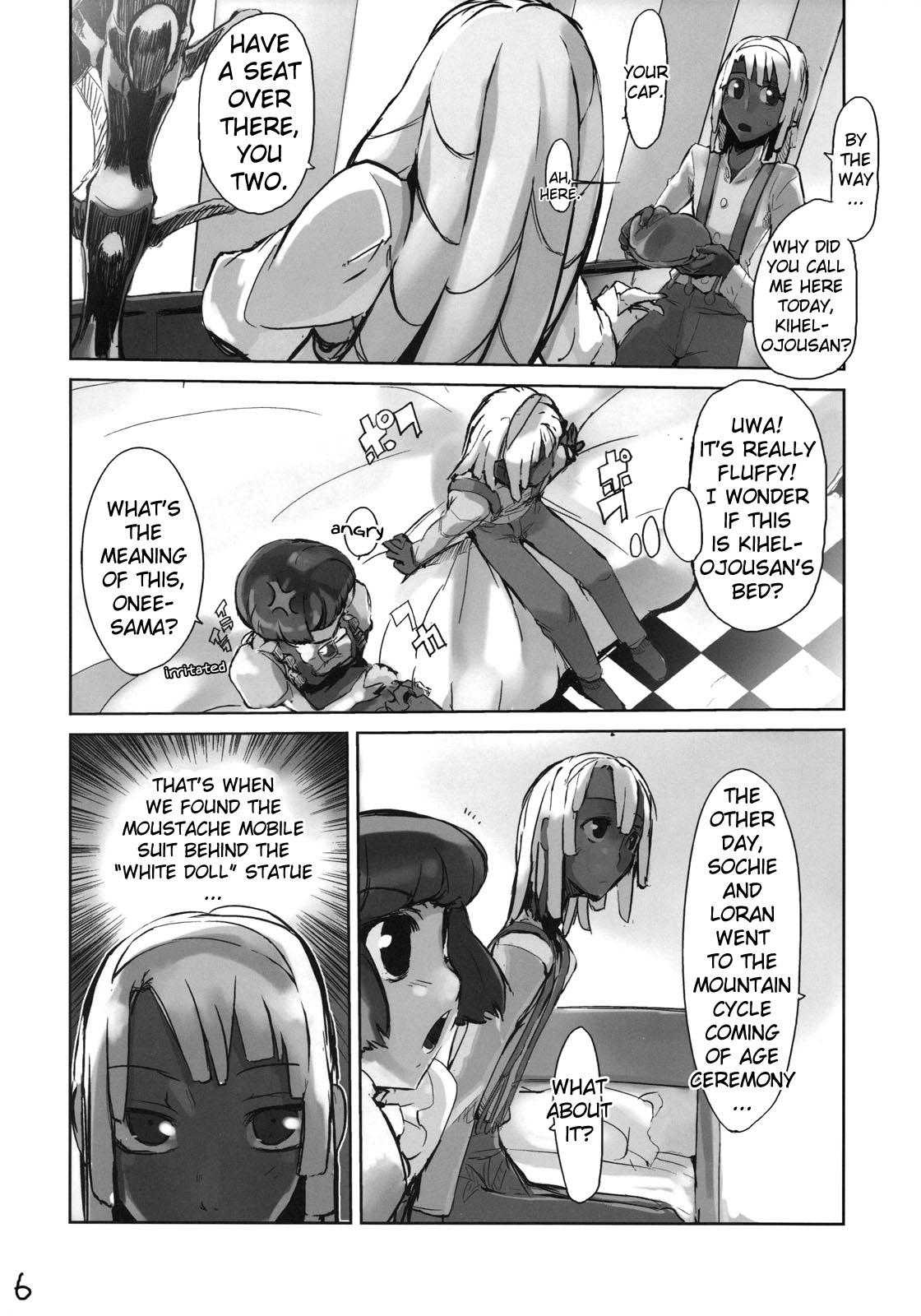(C75) [ひょこ道 (ひょころー)] Moustache of white doll (∀ガンダム) [英訳]