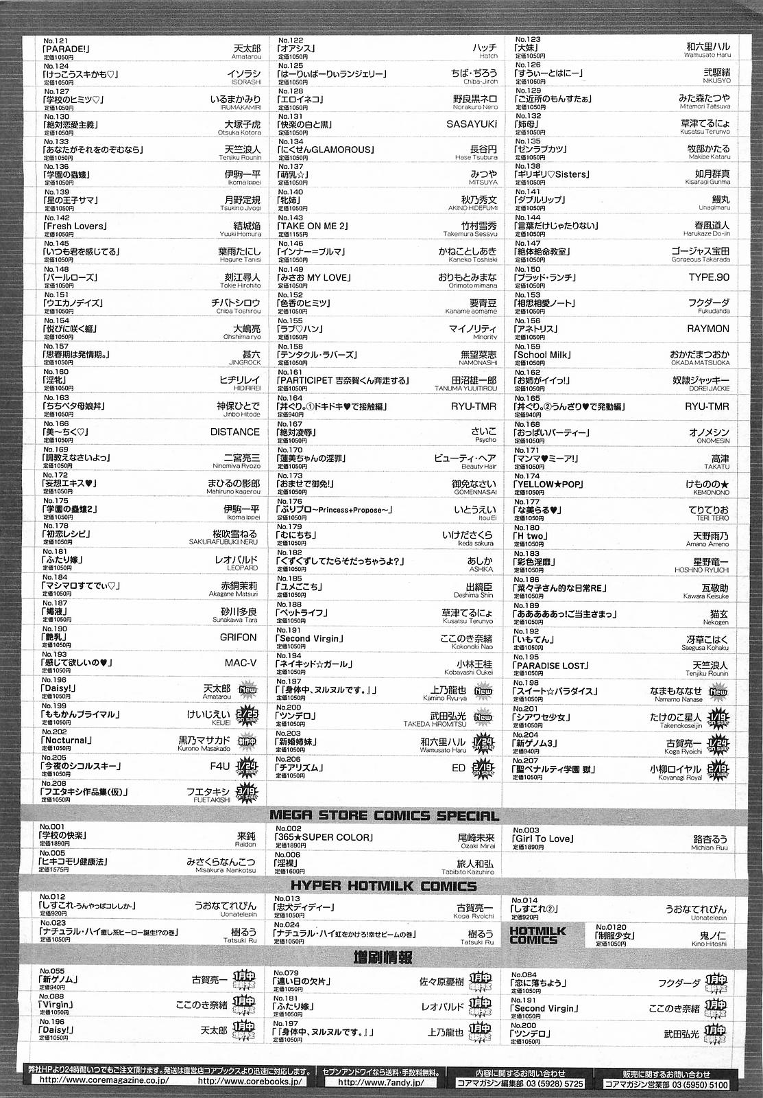 コミックメガストア 2009年3月号