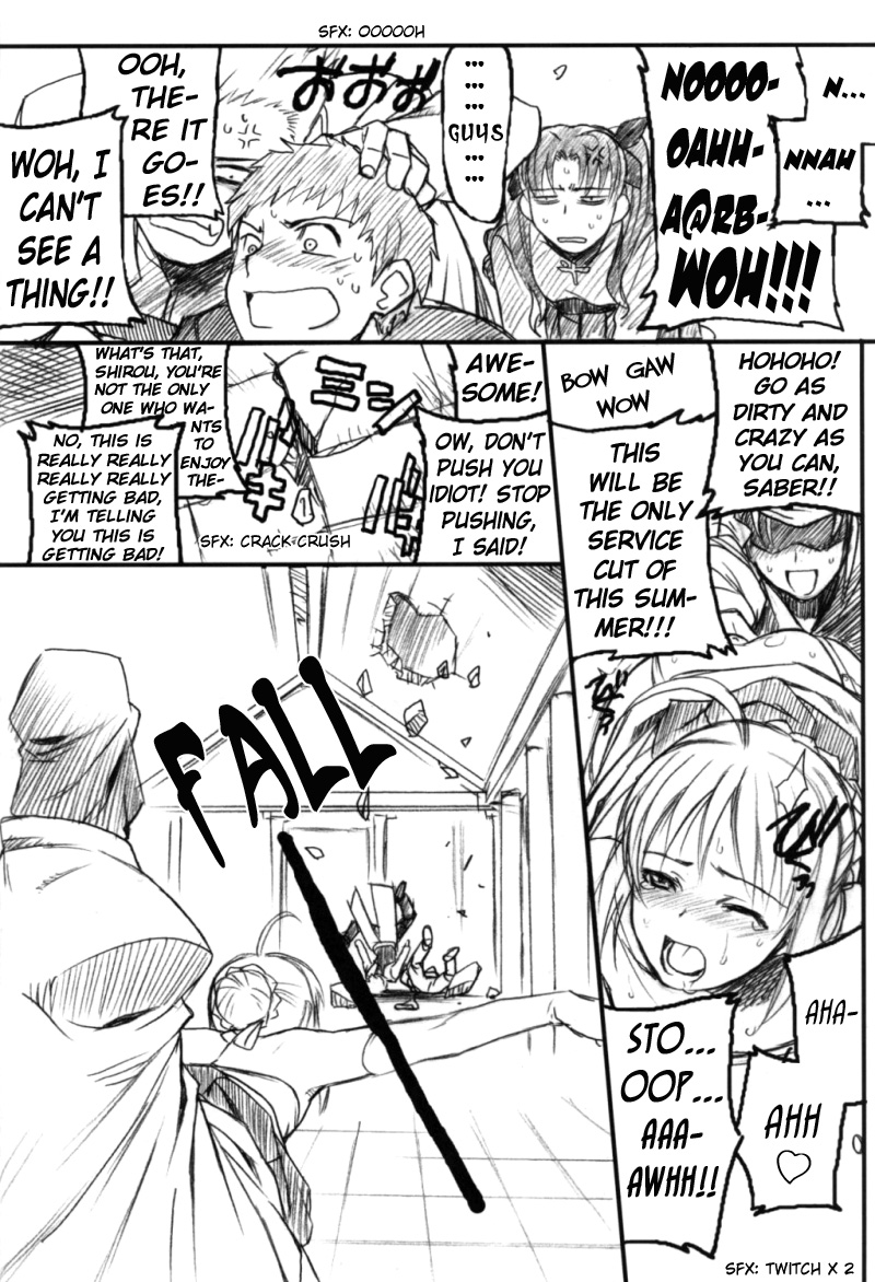 (C66) [TEX-MEX (れっどべあ)] おれびとっぱギャグまんがいちごう (Fate / 試製四式同人) (Fate/stay night) [英訳]