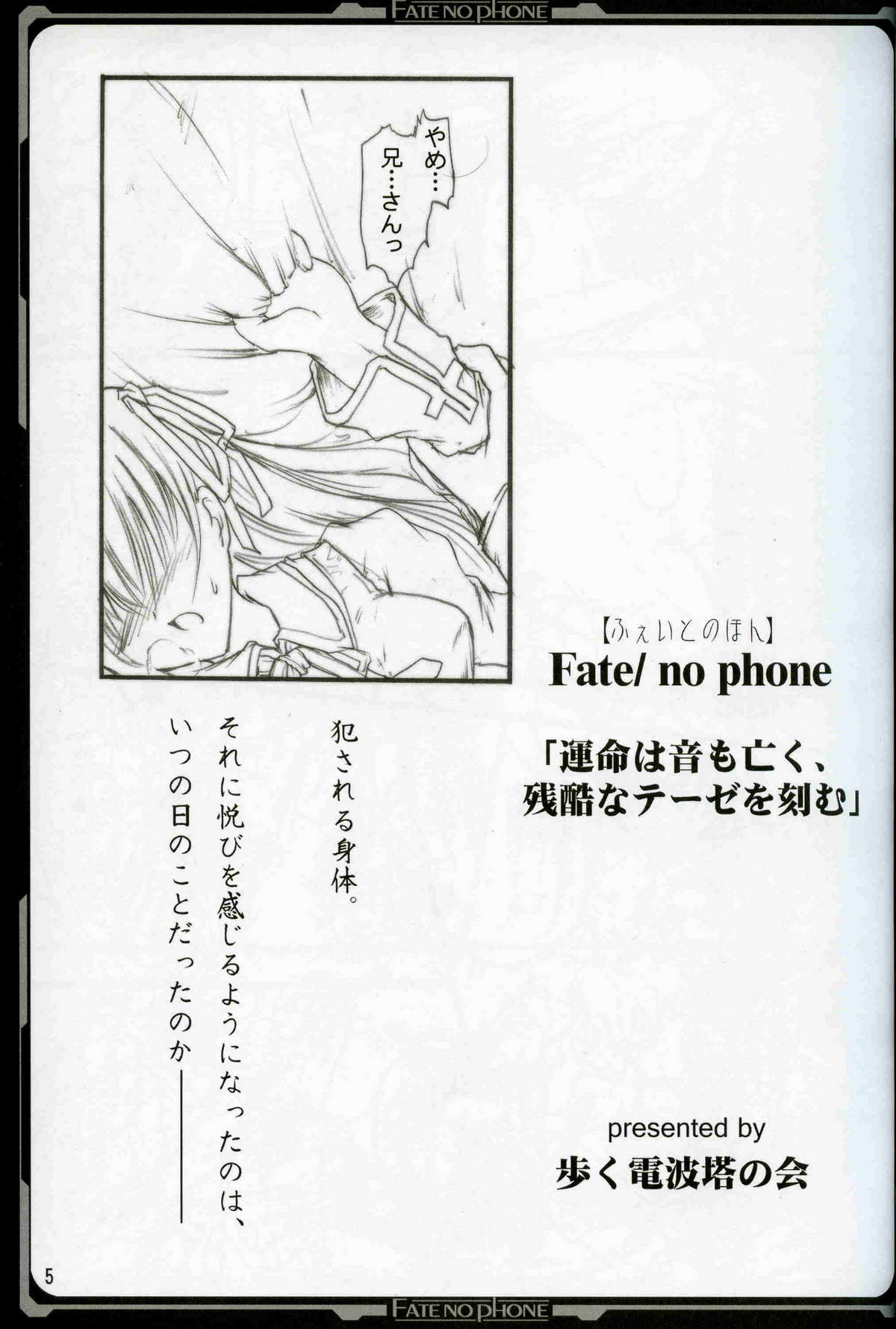 (C67) [歩く電波塔の会 (きむら秀一)] ふぇいとのほん (Fate/stay night)