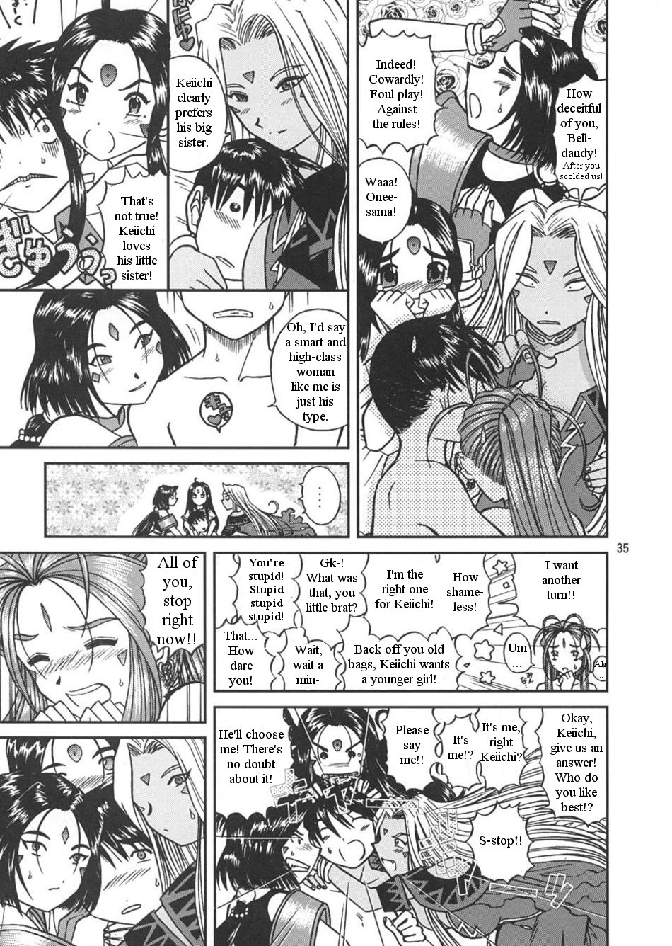 [スタジオ・ワラビー (Bonehead)] ああっ女神さまの日曜日 (ああっ女神さまっ) [英訳]