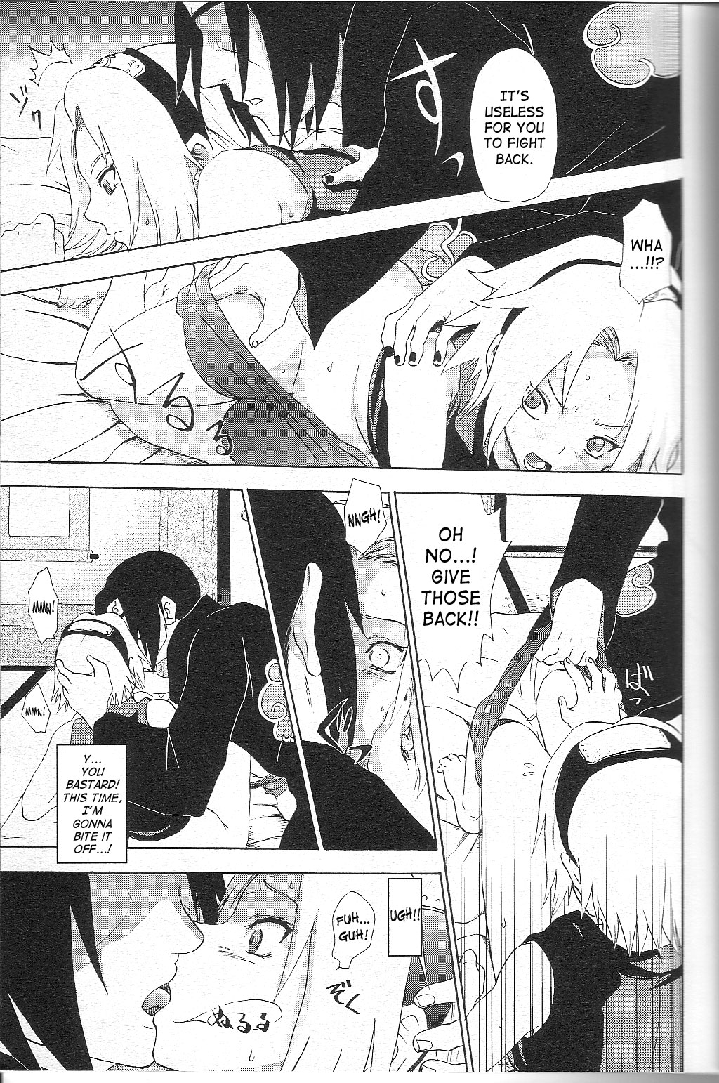 [コアラマシン (ときわたみき)] 黒揚羽 (ナルト) [英訳]