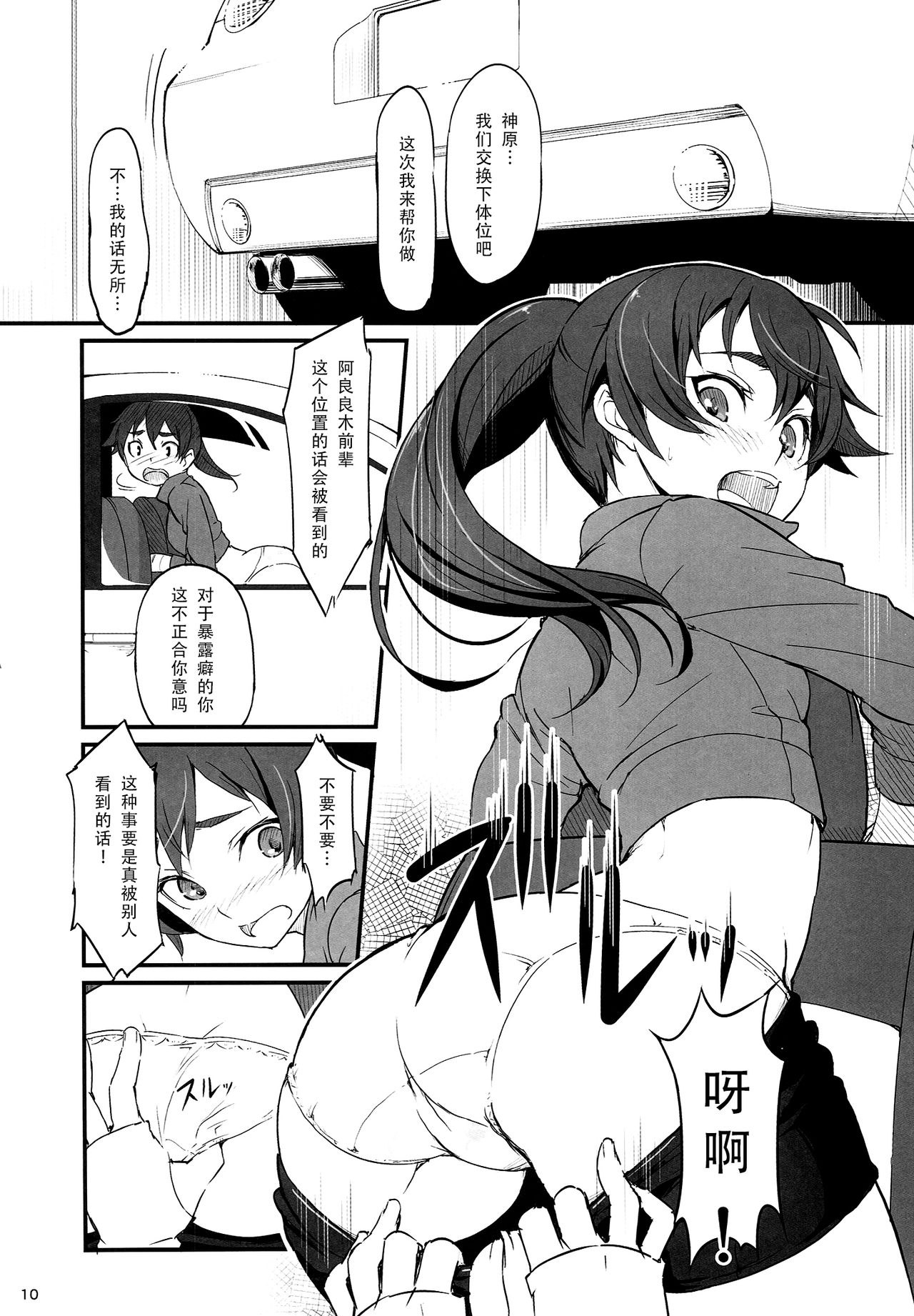 (C87) [駄作屋(泉)Kobo (Piro)] するがドライブ (化物語) [中国翻訳]