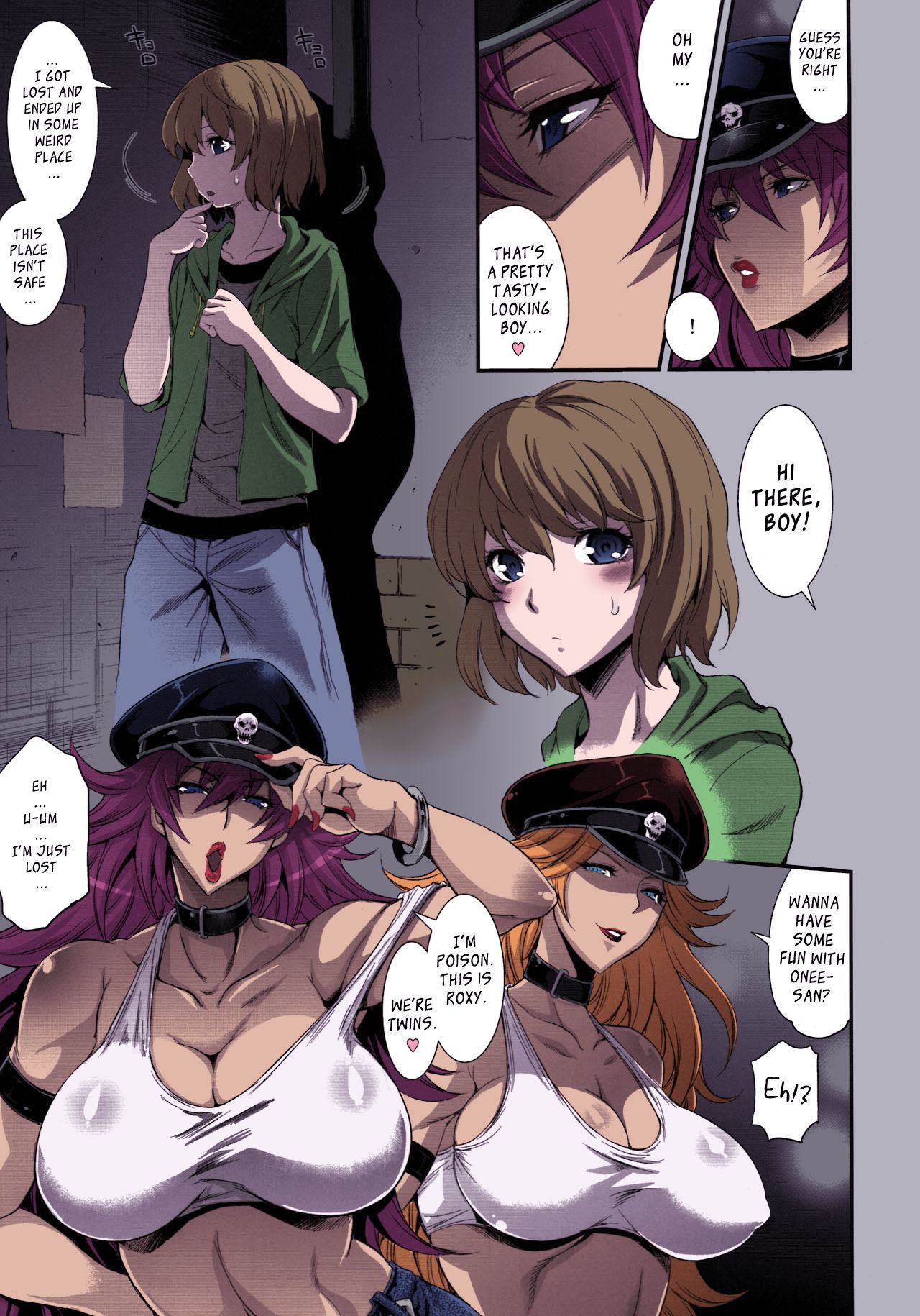 (ふたけっと8) [武蔵堂 (ムサシノセカイ)] POISON-XXX (ファイナルファイト) [英訳] [カラー化] [無修正]