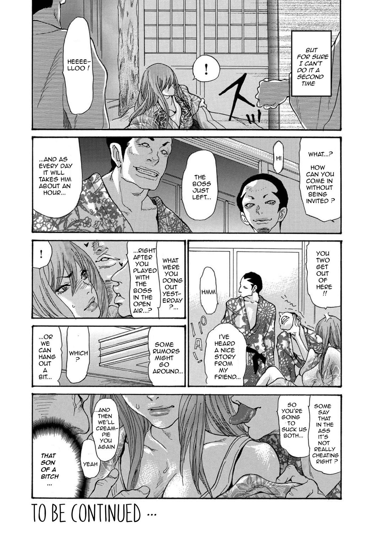 [葵ヒトリ] ヤンキー妻 陥落! ～人妻完堕ち温泉～ 第1-2話 [英訳] [無修正] [DL版]