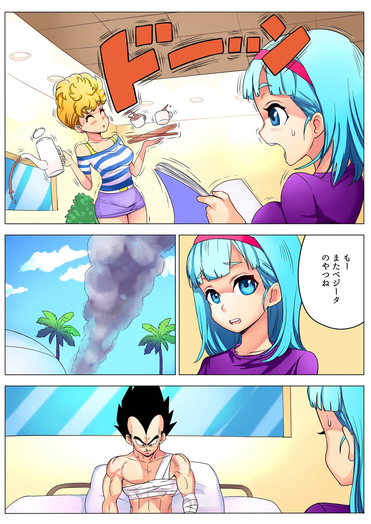 [ぷらんぷまん] ブルマが寂しそうなベジータをみてついなんとなくな本 (ドラゴンボールZ)